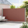 vidaXL Tenda Laterale Retrattile per Patio 220x600 cm Marrone