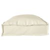 vidaXL Cuscino Crema 100 x 40 x 8 cm Tessuto Oxford