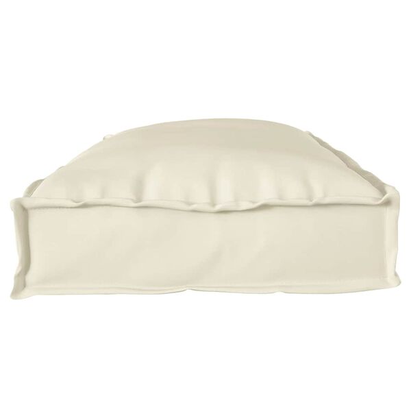 vidaXL Cuscino Crema 100 x 40 x 8 cm Tessuto Oxford