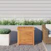 vidaXL Contenitore Giardino con Borsa 60x50x58cm Legno Massello Teak