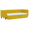 vidaXL Divano Letto Estraibile con Cassetti Giallo 80x200cm in Velluto