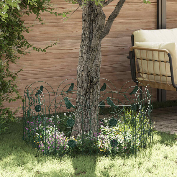 vidaXL Recinzione per Giardino Traliccio Verde 308,5 x 54,5 x 0,3 cm