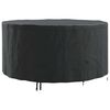 vidaXL Copertura per mobili Nero 182 x 182 x 71 cm Tessuto Oxford 210D