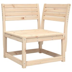 vidaXL Divano Angolare da Giardino 73x73x78 cm Legno Massello di Pino