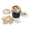 Bestron Cuociriso con Vaporiera Bamb&ugrave; e Set Sushi ARC100BBS 1 L Nero