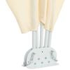 vidaXL Tenda Laterale per Terrazza Pieghevole Crema 300x150 cm