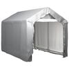 vidaXL Tenda Capannone 180x300 cm in Acciaio Grigio