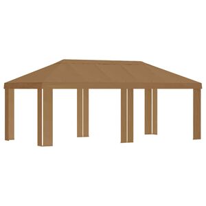 vidaXL Copertura per Gazebo 6 x 3 m Beige Poliestere 190