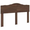 vidaXL Testiera Rovere Marrone Legno multistrato