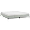 vidaXL Struttura letto senza Materasso Grigio Chiaro California King Velluto