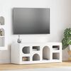 vidaXL Mobile TV Bianco 100 x 35 x 40 cm Legno multistrato