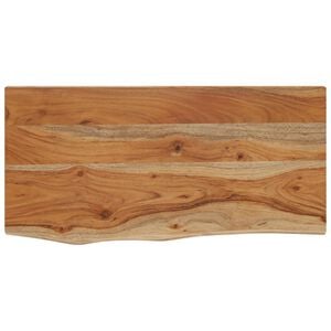vidaXL Mensola a Muro 40x20x2,5 Rettangolare Legno Acacia Bordi Vivi
