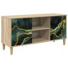 vidaXL Mobile TV WIJHE 102 x 33 x 50 cm Sonoma Legno ingegnerizzato