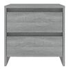 vidaXL Comodino Grigio Sonoma 45x34,5x44,5 cm in Truciolato