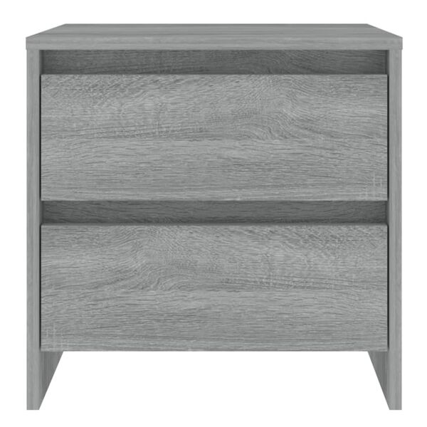 vidaXL Comodino Grigio Sonoma 45x34,5x44,5 cm in Truciolato