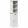 vidaXL Set di mobili per il bagno VIGO 2 pcs Bianco e Bianco Antico