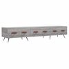 vidaXL Mobile Porta TV Grigio Sonoma 150x36x30 cm in Legno Multistrato