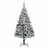 vidaXL Albero di Natale con 300 LED con supporto Verde 300 cm PVC