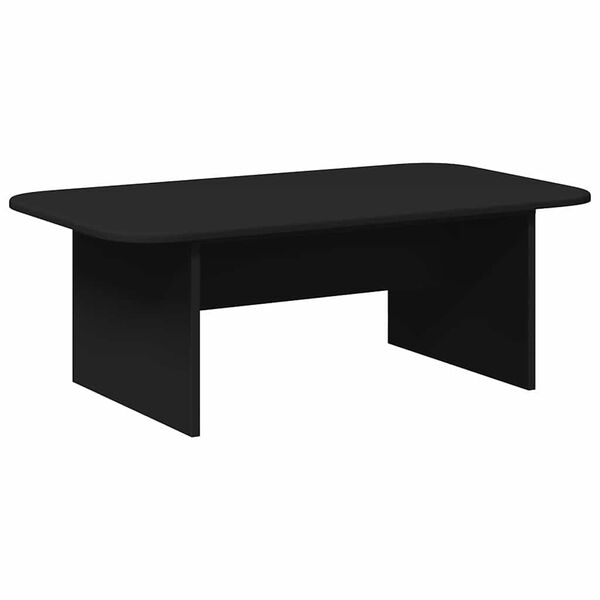 vidaXL Tavolino da salotto Nero 93 x 53 x 33 cm Legno multistrato