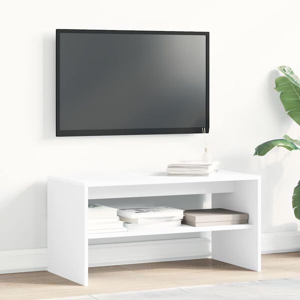 vidaXL Mobile Porta TV Bianco 80x40x40 cm in Legno Multistrato