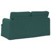 vidaXL Divano Verde Scuro 144 x 80 x 85 cm Tessuto