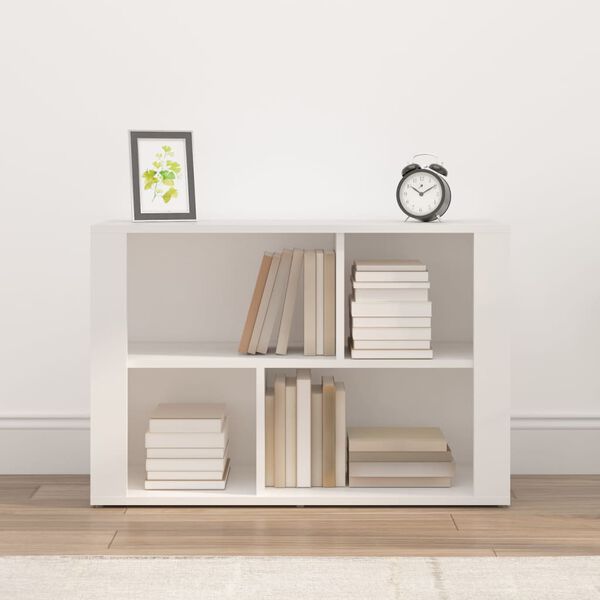 vidaXL Credenza Bianca 80x30x54 cm in Legno Multistrato