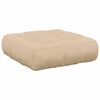 vidaXL Cuscino per Sedia in Unico Pezzo VIANEN 100% Poliestere Crema
