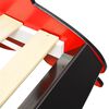 vidaXL Letto con Luci LED per Bambino Auto da Corsa 90x200 cm Rosso