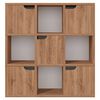 vidaXL Libreria Rovere Marrone 88,5x27,5x88 cm in Legno Multistrato