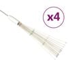 vidaXL Luci di Natale Fuochi Artificio 4pz Multicolore 20cm 560 LED