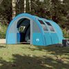 vidaXL Tenda da Campeggio a Tunnel per 4 Persone Blu Impermeabile