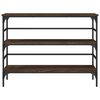 vidaXL Tavolino Consolle Rovere Marrone 100x32x75 cm Legno Multistrato
