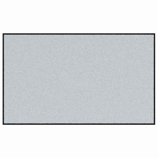 vidaXL Tappetino Grigio e Nero 90 x 150 cm Polipropilene e vinile