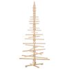 vidaXL Albero di Natale Decorativo in Legno 210 cm Legno Massello Pino