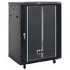 vidaXL Armadio di rete 15U con piedini girevoli 19" IP20 60x45x86 cm