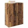 vidaXL Mobiletto a muro 2 pcs Legno vecchio 69,5 x 34 x 90 cm