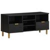 vidaXL Mobile Porta TV Nero 100x33x46 cm in Legno Multistrato