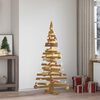 vidaXL Alberi di Natale Marrone 150 cm Legno di pino massello