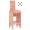 vidaXL Set da Bar da Giardino 9 pz in Legno Massello di Douglas