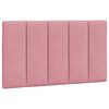 vidaXL Cuscino Testiera Hanko Rosa 90 cm in Velluto