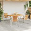 vidaXL Set da Pranzo per Giardino 5 pcs Marrone Legno di teak solido
