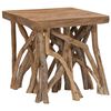 vidaXL Tavolo con Tronchi 40x40x40 cm in Legno di Recupero Misto