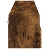 vidaXL Mobili TV a Muro 2 pz Rovere Fumo 80x30x30 cm Legno Multistrato