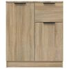 vidaXL Credenze 2 pz Rovere Sonoma 60x30x70 cm in Legno Multistrato