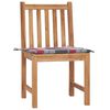 vidaXL Sedie da Giardino 2 pz con Cuscini in Legno Massello di Teak