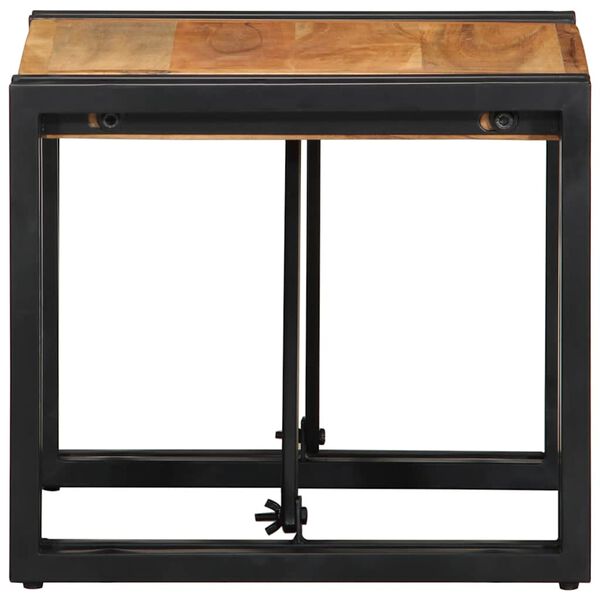 vidaXL Tavolino da Salotto 40x40x35 cm in Legno Massello di Acacia