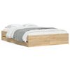 vidaXL Giroletto Cassetti Rovere Sonoma 120x200 cm Legno Multistrato
