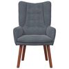 vidaXL poltrona Grigio scuro 63 x 67 x 94 cm Velluto