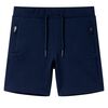 vidaXL Pantaloncini da Bambino Blu Marino 92