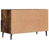 vidaXL Mobile Porta TV Rovere Fumo 80x36x50 cm in Legno Multistrato